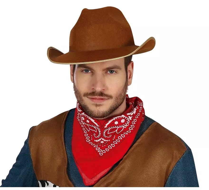 Translation missing: de.Disfraz de Vaquero Clásico con chaleco para hombre