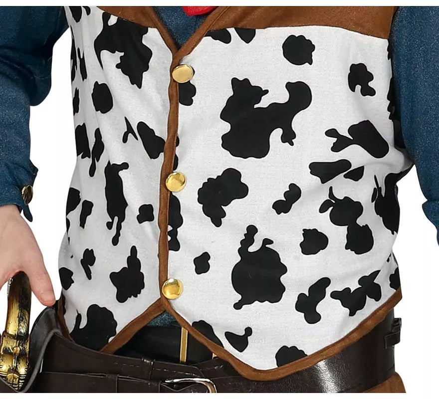 Translation missing: de.Disfraz de Vaquero Clásico con chaleco para hombre