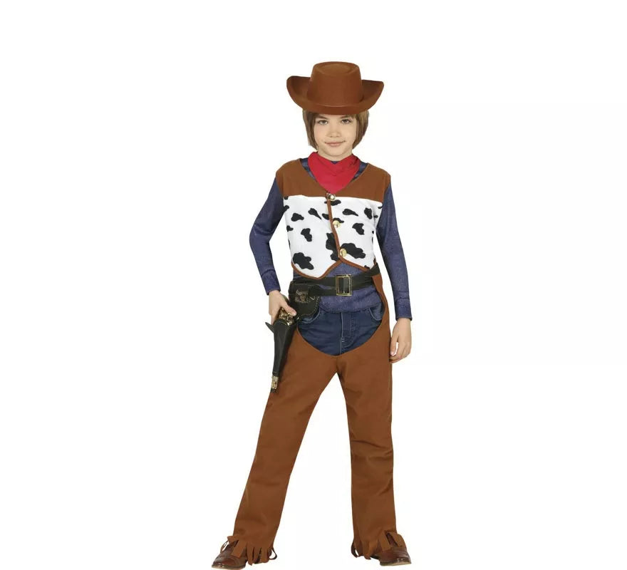 Translation missing: de.Disfraz de Vaquero Clásico con chaleco para niño