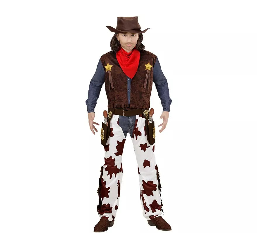 Disfraz de Vaquero con bandana para niño y adolescente