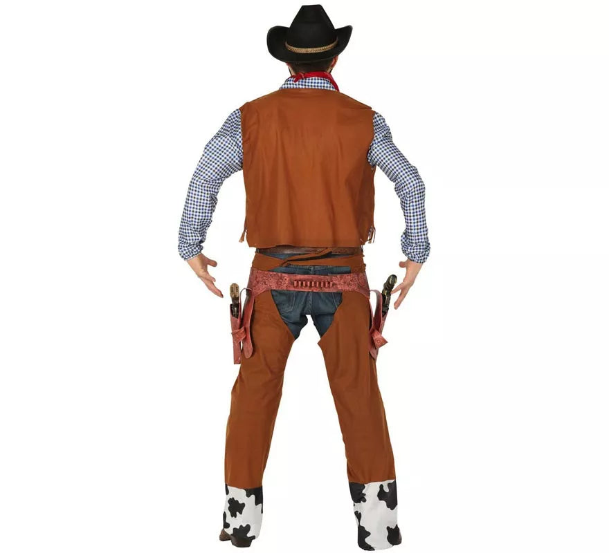 Translation missing: de.Disfraz de Vaquero con Chaleco para hombre