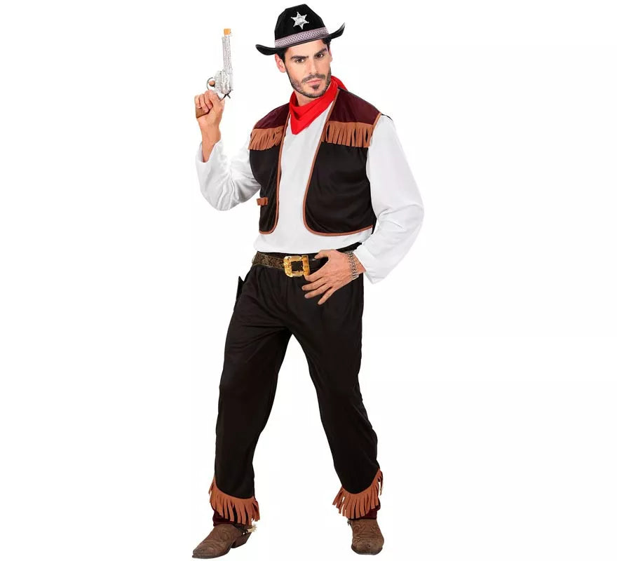 Translation missing: de.Disfraz de Vaquero con Chaleco para hombre