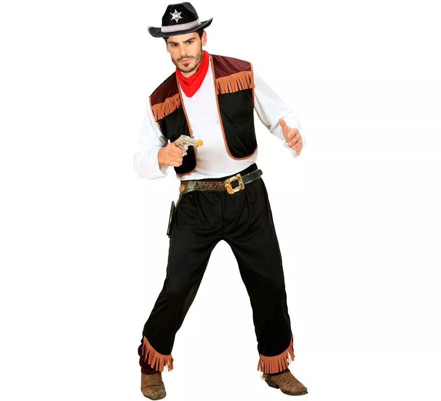 Translation missing: de.Disfraz de Vaquero con Chaleco para hombre