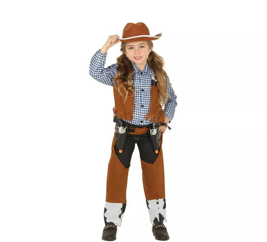 Translation missing: de.Disfraz de Vaquero con Chaleco para niños
