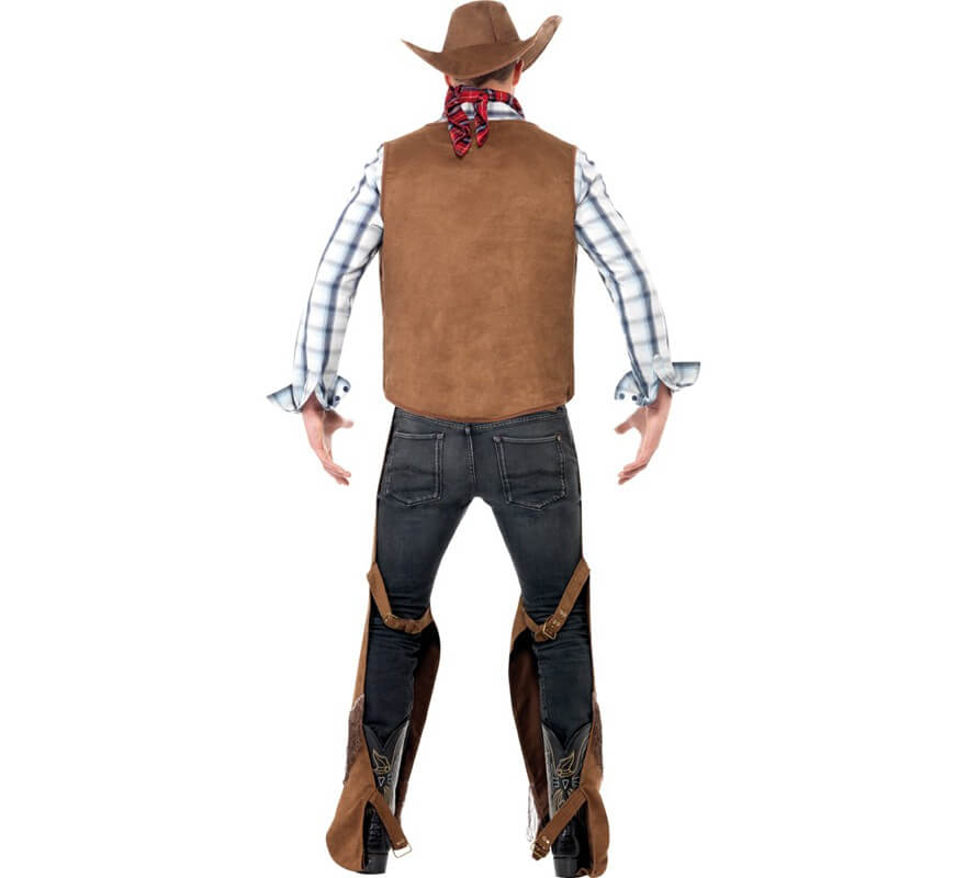 Translation missing: de.Disfraz de Vaquero con Flecos para hombre