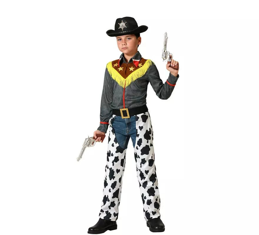 Translation missing: de.Disfraz de Vaquero con flecos para niños
