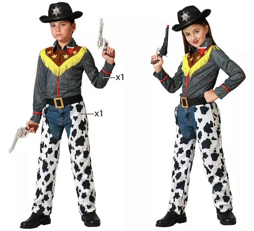 Translation missing: de.Disfraz de Vaquero con flecos para niños