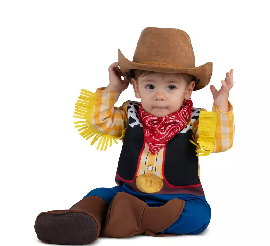 Disfraz de Vaquero con sombrero para bebé y niño