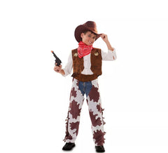 Cowboy mit Zahones Kostüm für Kinder