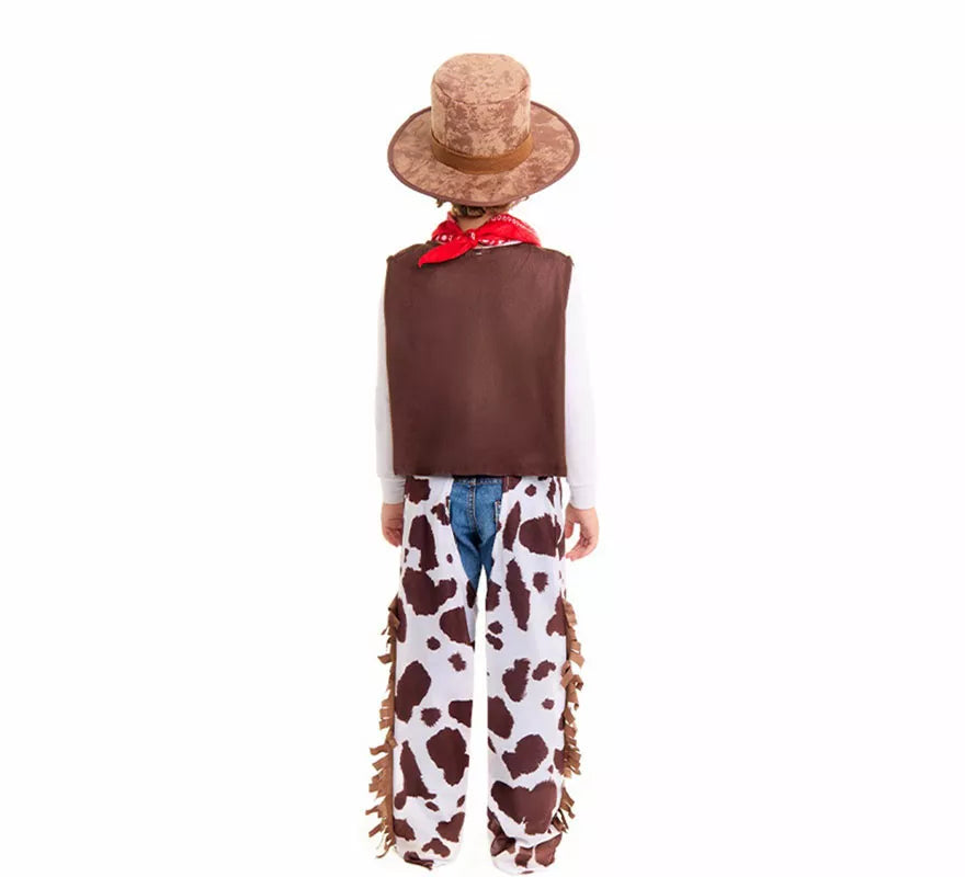 Translation missing: de.Disfraz de Vaquero Oeste con Zahones para niño