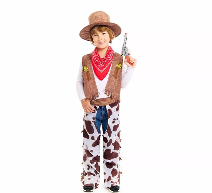 Disfraz de Vaquero Oeste con Zahones para niño
