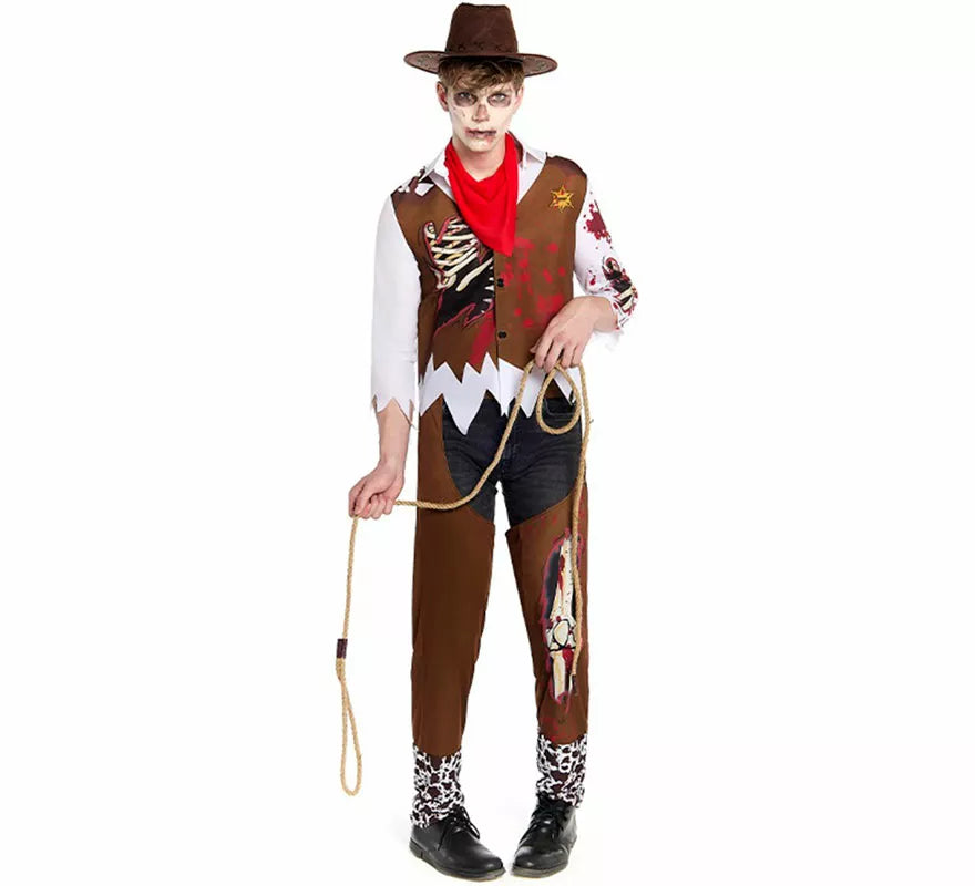 Translation missing: de.Disfraz de Vaquero Zombie para hombre
