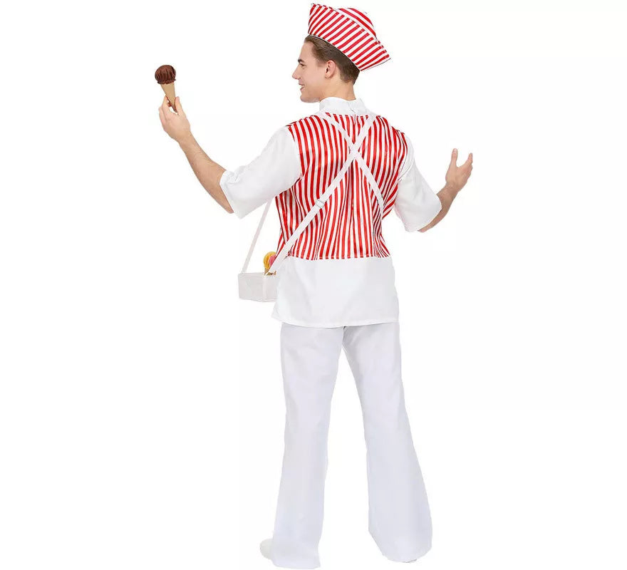 Translation missing: de.Disfraz de Vendedor de Helados Tradicional para hombre