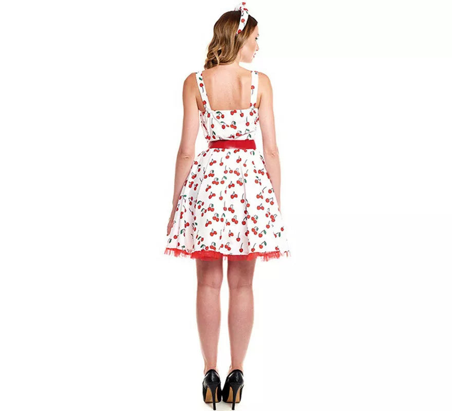 Translation missing: de.Disfraz de Vestido Cerezas Años 50 para mujer