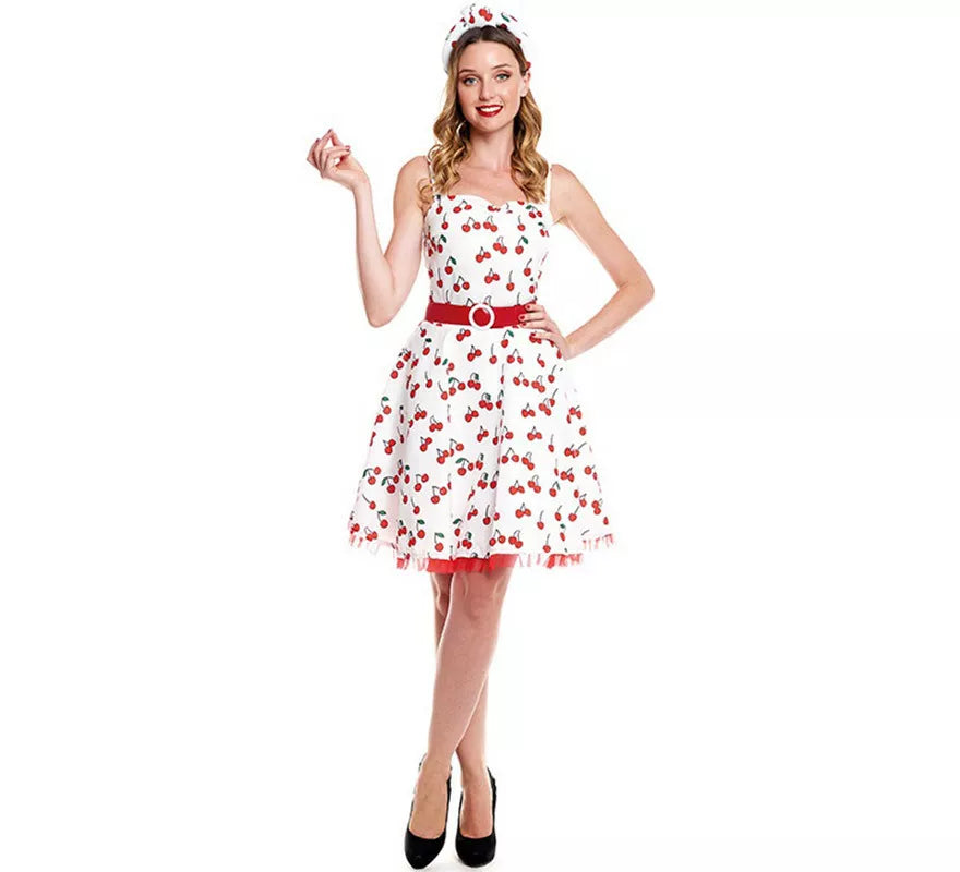 Translation missing: de.Disfraz de Vestido Cerezas Años 50 para mujer