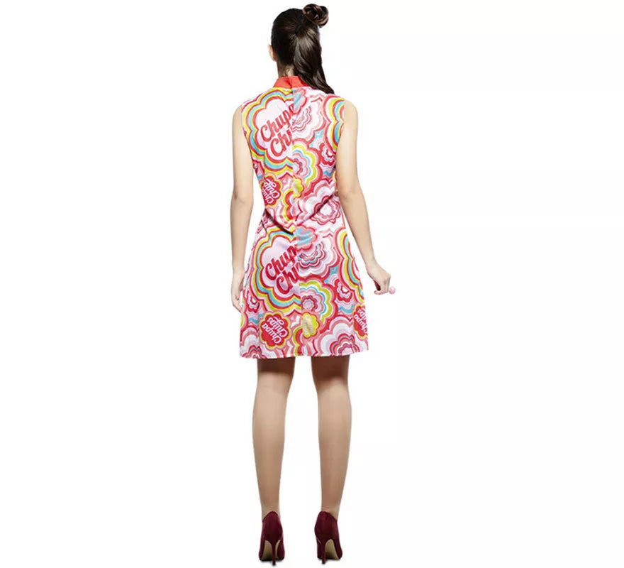 Translation missing: de.Disfraz de Vestido Chupa Chups Chica de los años 60 para mujer