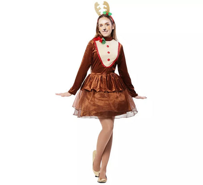Disfraz de Vestido de Reno para mujer