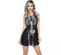 Disfraz de Vestido Esqueleto para mujer