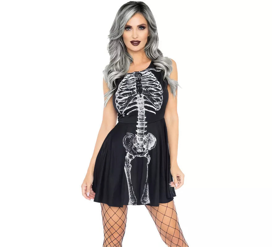 Translation missing: de.Disfraz de Vestido Esqueleto para mujer