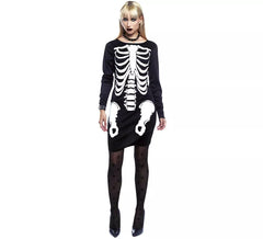 Skelettkleid Damenkostüm
