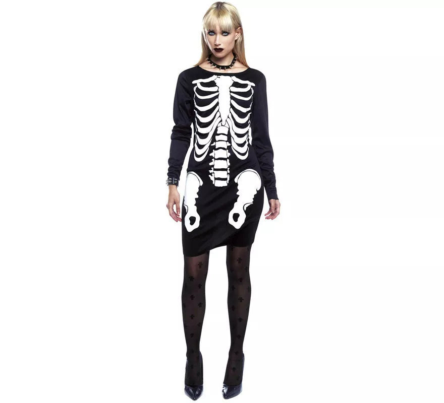 Translation missing: de.Disfraz de Vestido Esqueleto para mujer
