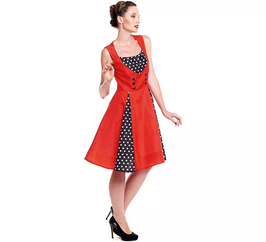 Translation missing: de.Disfraz de Vestido Rockabilly Años 50 para mujer