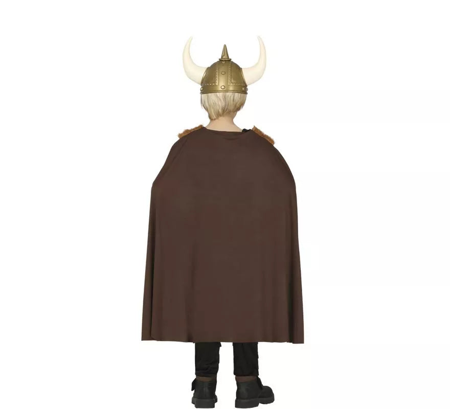 Translation missing: de.Disfraz de Vikinga marrón para niña