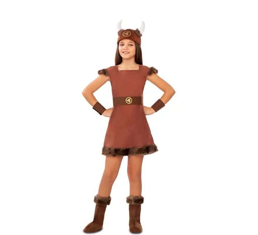 Translation missing: de.Disfraz de Vikinga Odín para niña