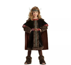 Dark Viking Kostüm für Mädchen