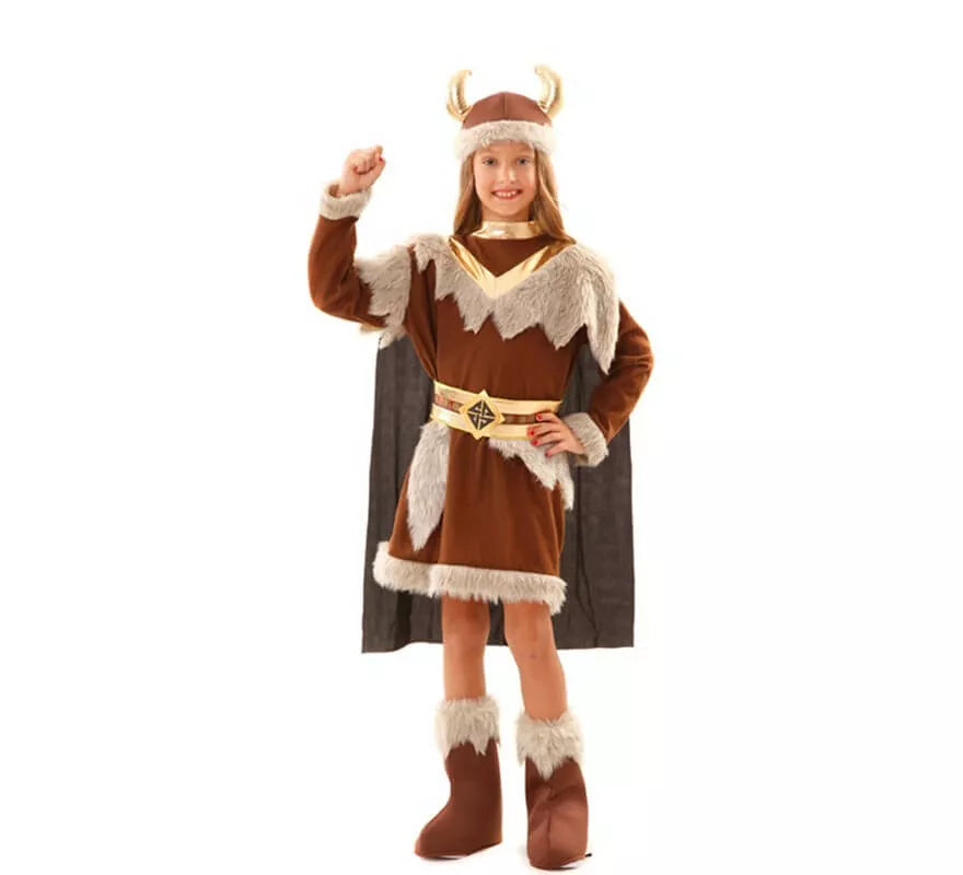 Translation missing: de.Disfraz de Vikinga para niña