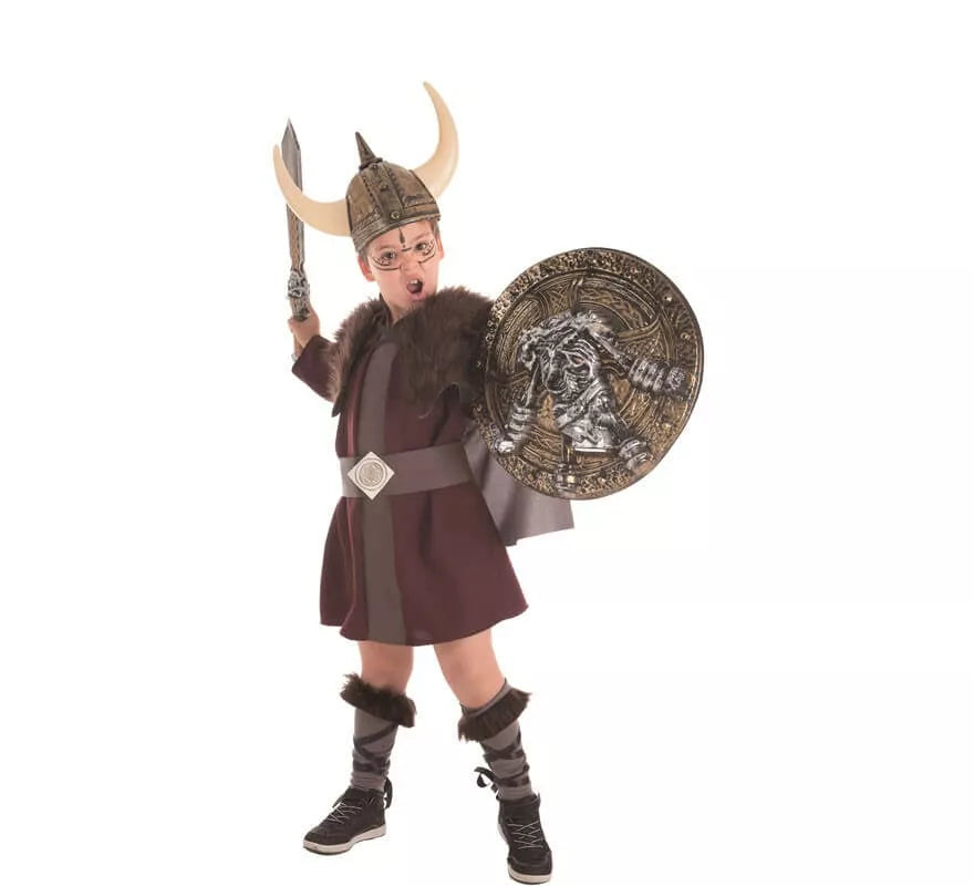 Translation missing: de.Disfraz de Vikingo con Casco para niño