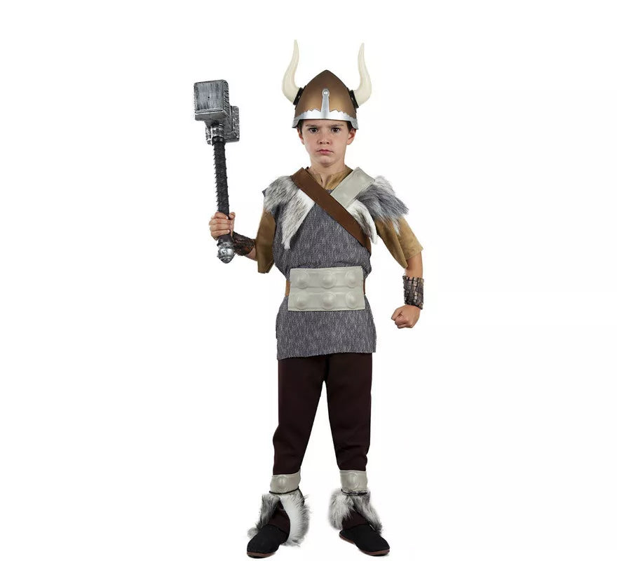 Translation missing: de.Disfraz de Vikingo Gris para niño