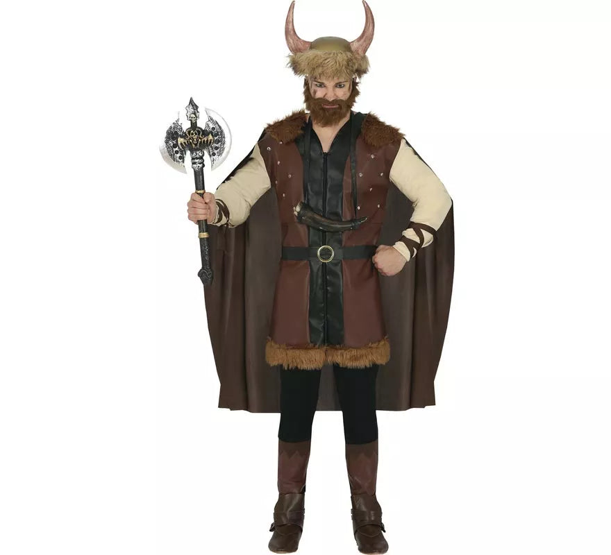 Translation missing: de.Disfraz de Vikingo Marrón para hombre