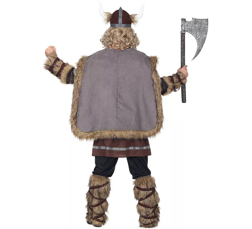 Translation missing: de.Disfraz de Vikingo marrón para hombre