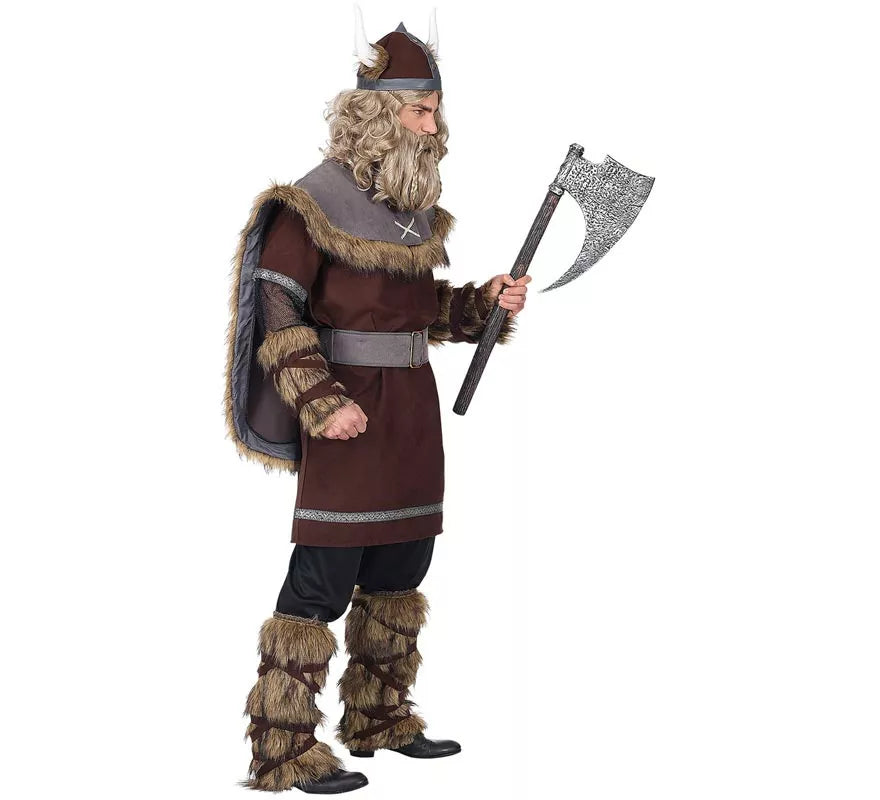 Translation missing: de.Disfraz de Vikingo marrón para hombre