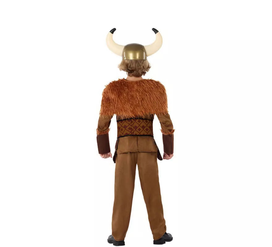 Translation missing: de.Disfraz de Vikingo Marrón para niño