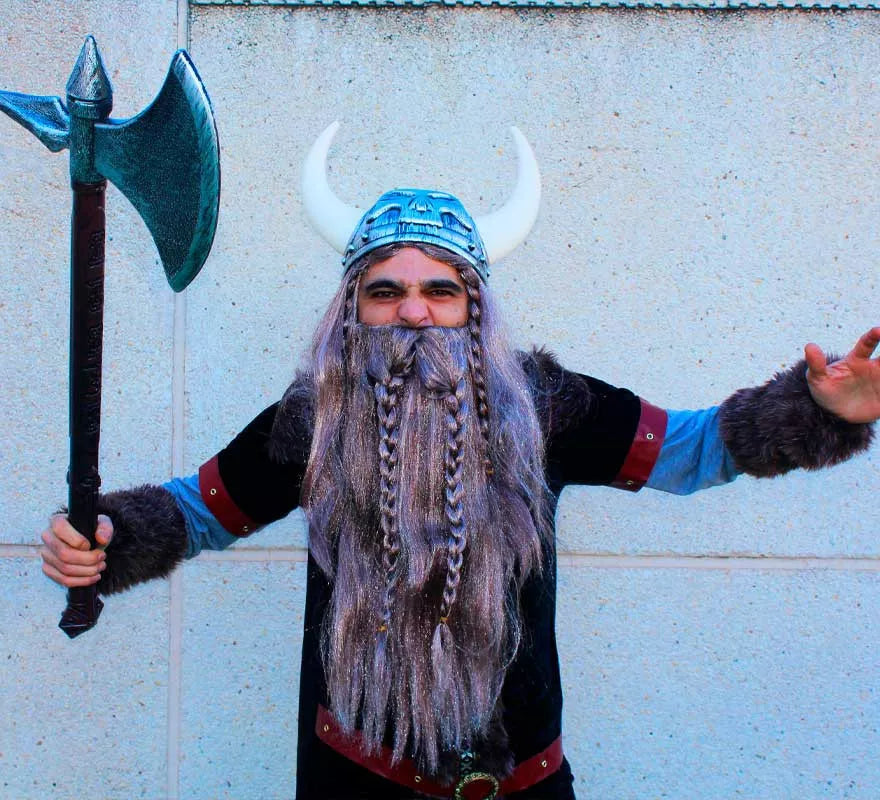 Translation missing: de.Disfraz de Vikingo Oscuro para hombre