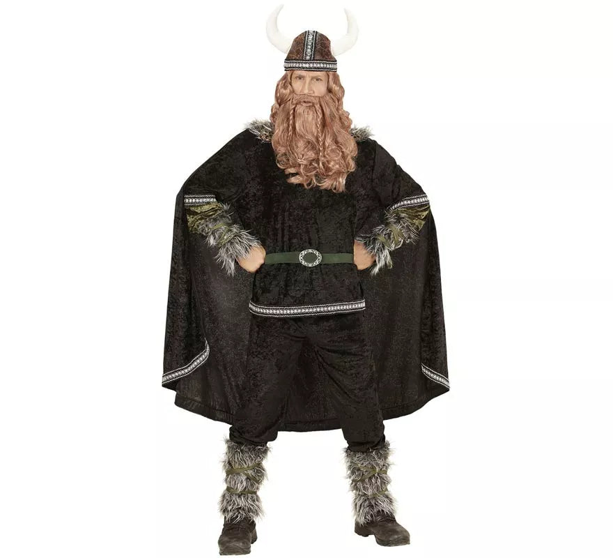 Translation missing: de.Disfraz de Vikingo Oscuro para hombre