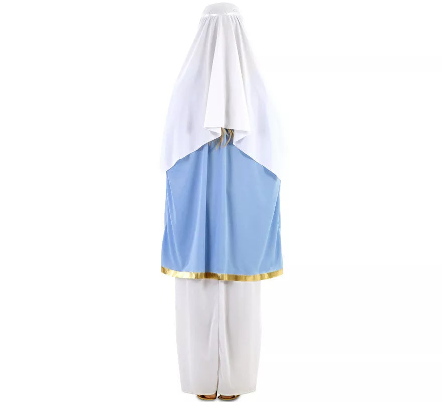 Disfraz de Virgen María con capa para mujer