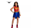 Disfraz de Wonder Woman Dc clásica con diadema para niña