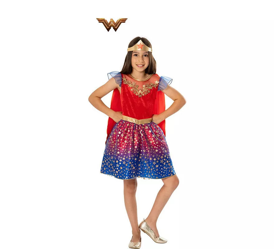 Translation missing: de.Disfraz de Wonder Woman Deluxe para niña
