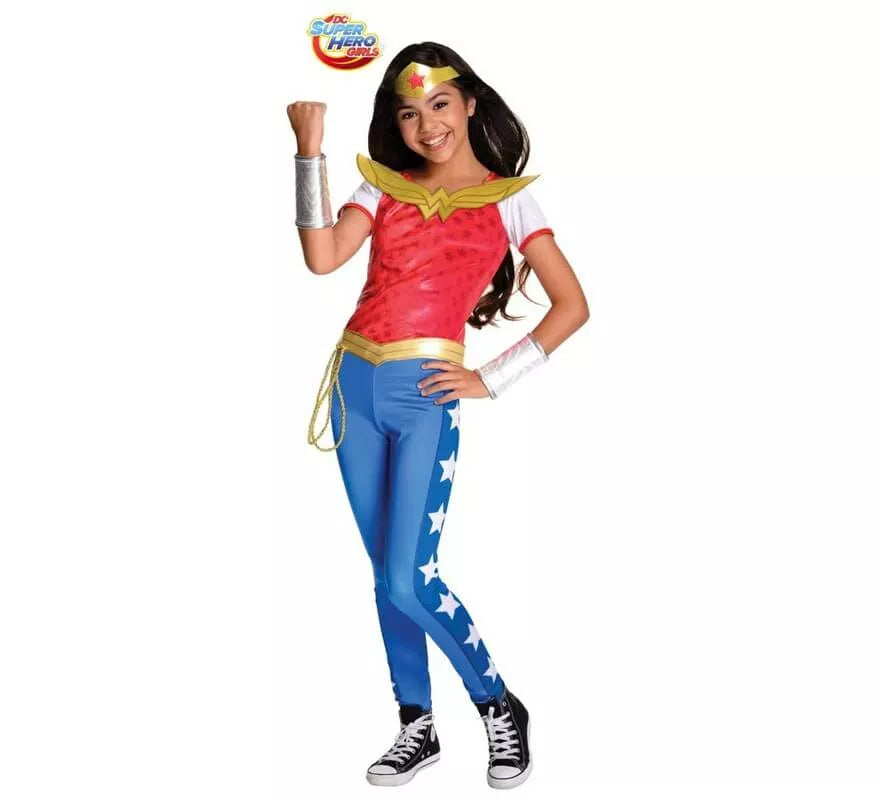 Translation missing: de.Disfraz de Wonder Woman Deluxe SHG para niña
