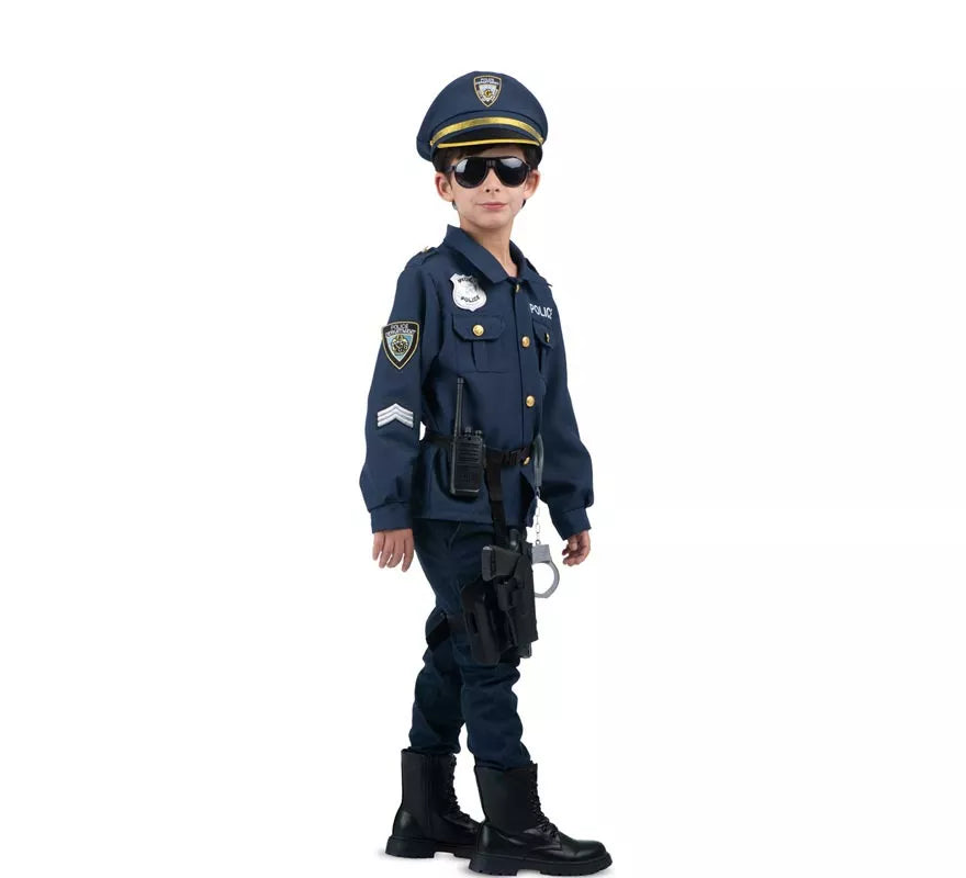 Disfraz de Yo Quiero Ser Policía con walkie-talkie para niños