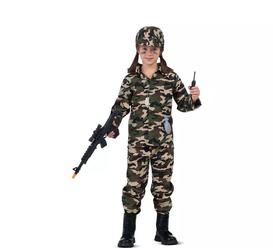 Translation missing: de.Disfraz de Yo Quiero Ser Soldado con walkie-talkie para niños