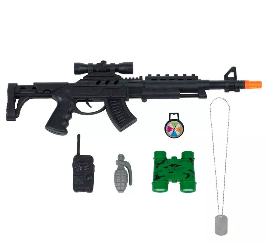 Translation missing: de.Disfraz de Yo Quiero Ser Soldado con walkie-talkie para niños