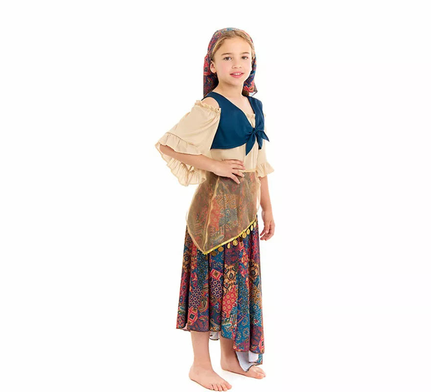 Translation missing: de.Disfraz de Zíngara para niña