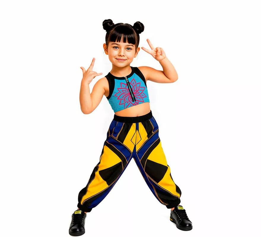 Translation missing: de.Disfraz de Cantante K-Pop lotus classic para niña