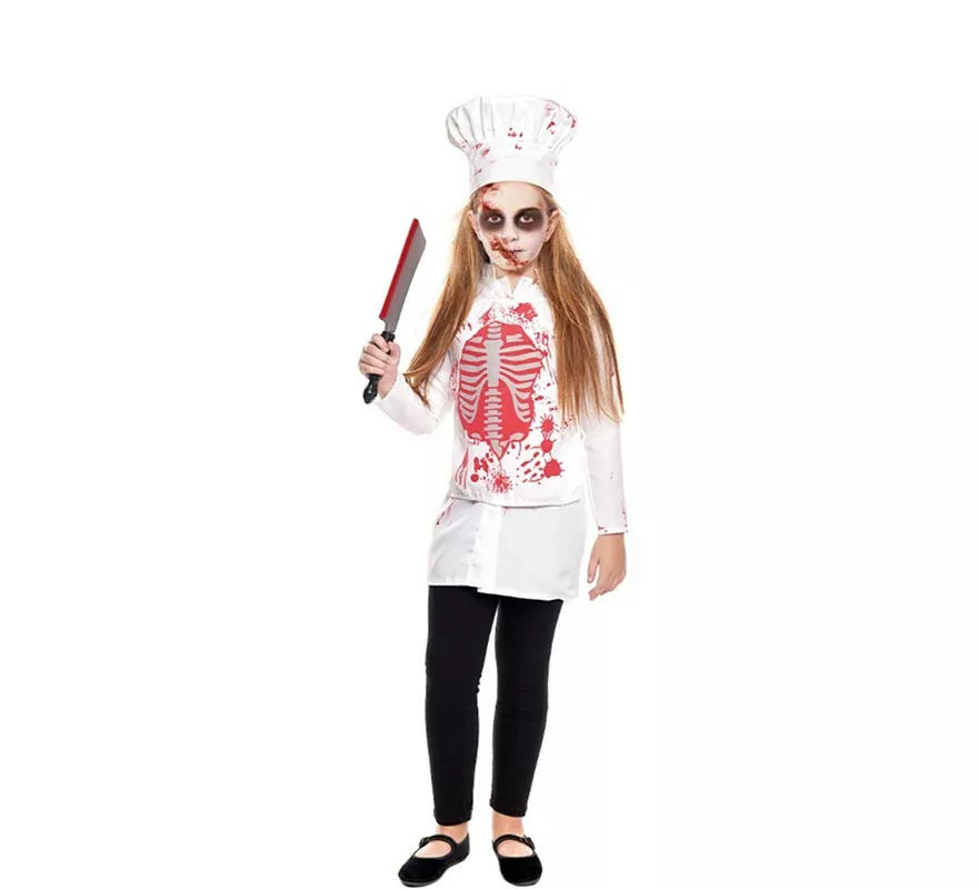 Translation missing: de.Disfraz de Zombie Cocinera para niña