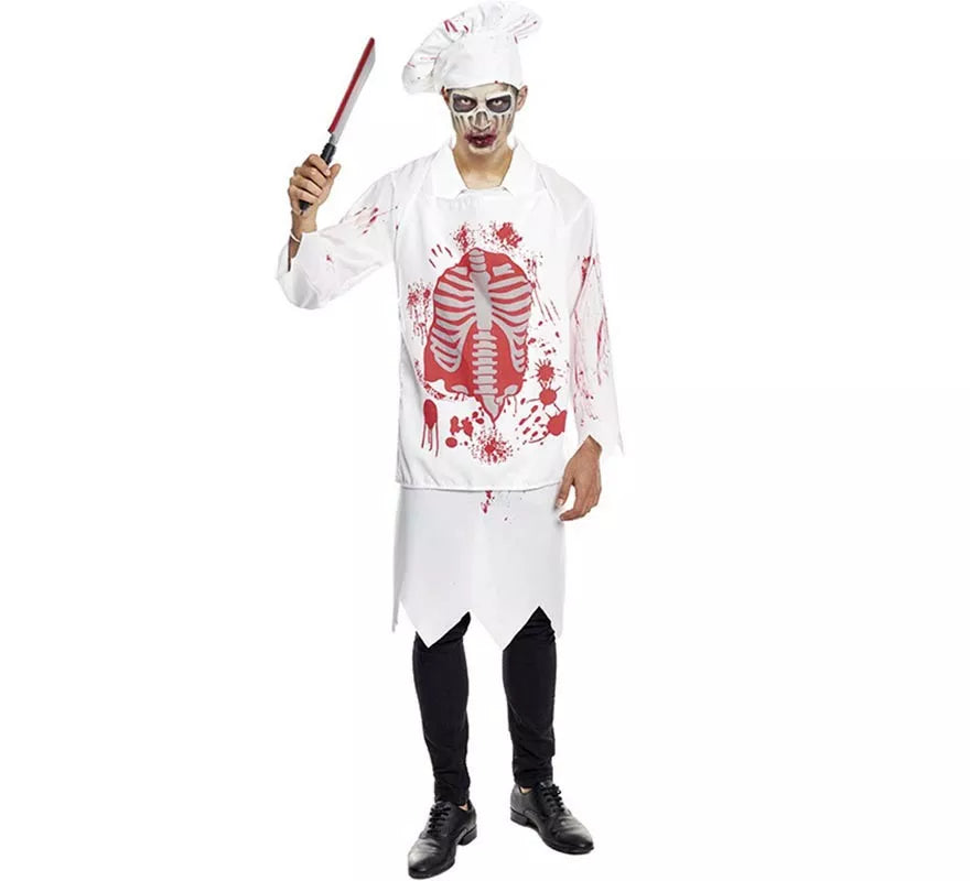 Translation missing: es.Disfraz de Zombie Cocinero para hombre
