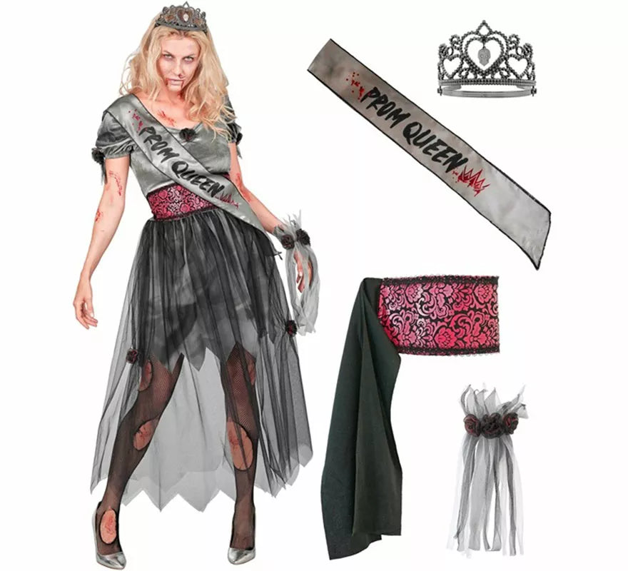 Translation missing: de.Disfraz de Zombie de Baile Graduación para mujer